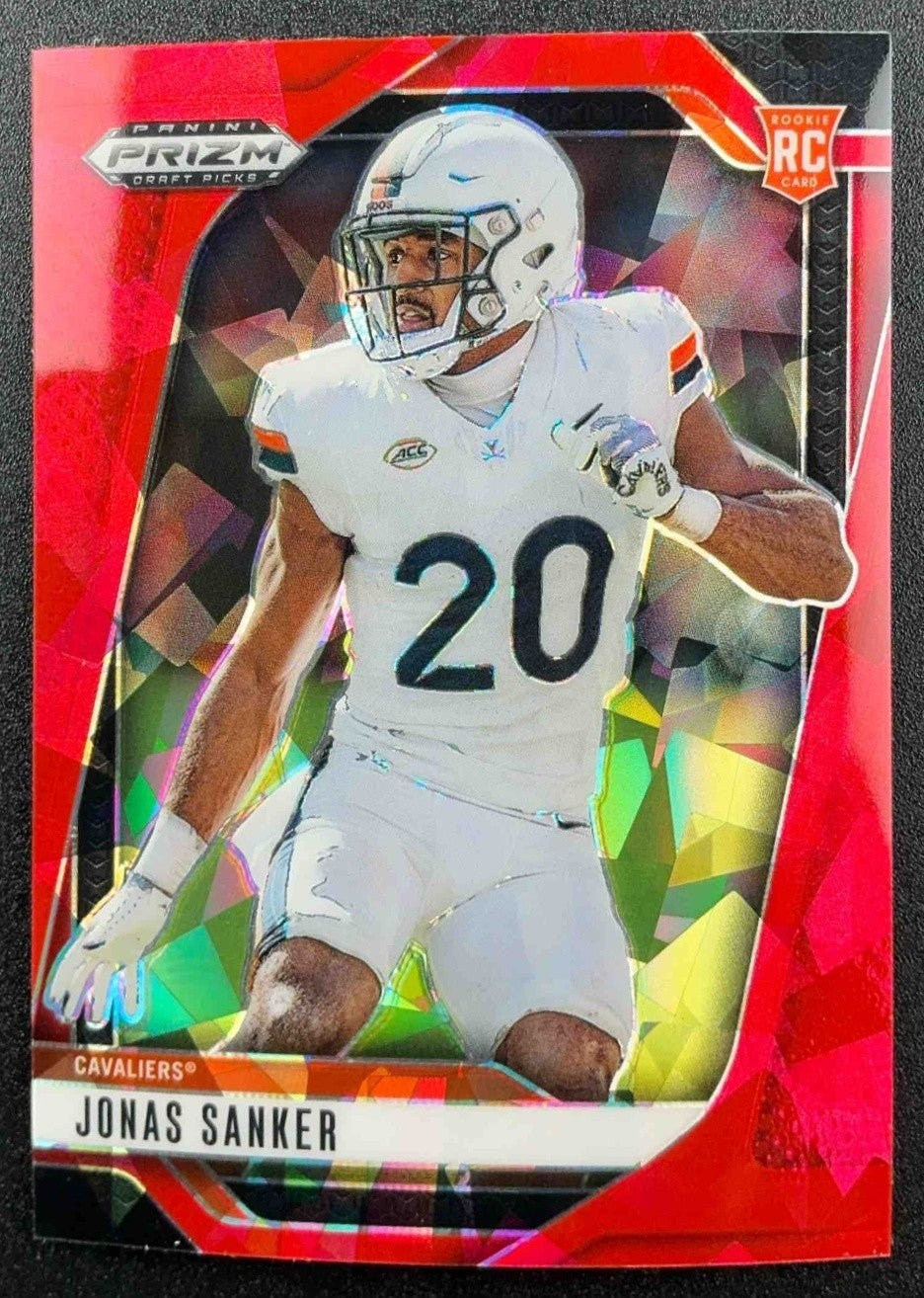 JONAS SANKER 2025 PANINI PRIZM DRAFT PICKS #142 RED ICE RC CAVALIERS