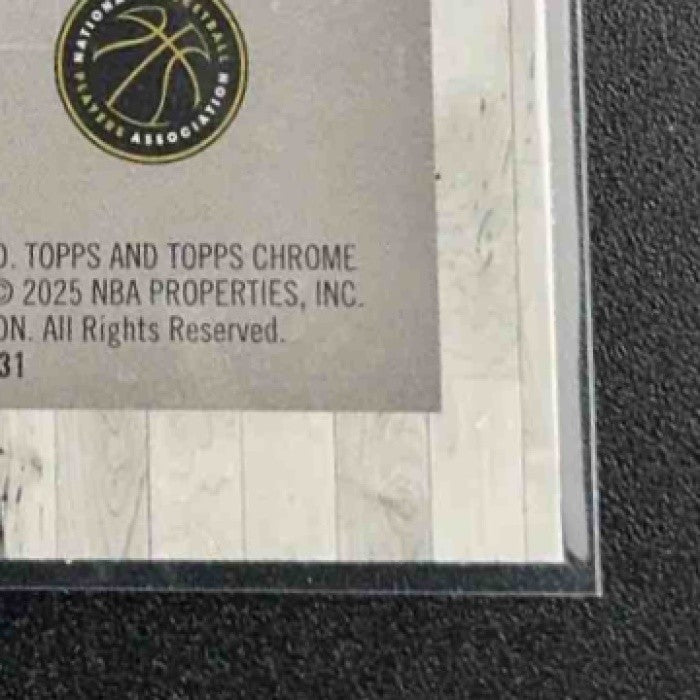TRE JOHNSON III 2025-26 TOPPS CHROME #GR-6 GENERATION RISING RC WIZARDS