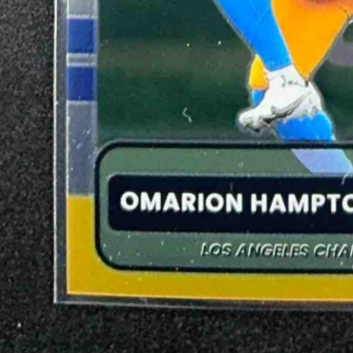 OMARION HAMPTON 2025 PANINI DONRUSS OPTIC #6 2015 RETRO RC CHARGERS