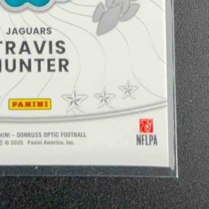 TRAVIS HUNTER 2025 PANINI DONRUSS OPTIC #3 ROOKIE RECRUITS RC JAGUARS