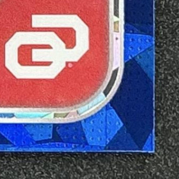 ISAIAH SATEGNA 2025 BOWMAN CHROME UNIVERSITY SAPPHIRE #48 1ST PROSPECT SOONERS