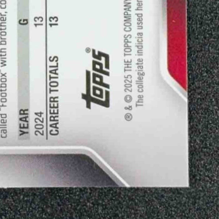 2025 Bowman Chrome University Sapphire Koi Perich #116 1st Prospect
