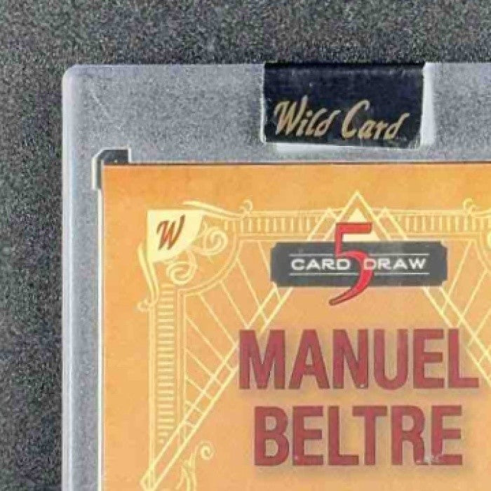 2023 Wild Card 5 Card Draw Auto Manuel Beltre /4
