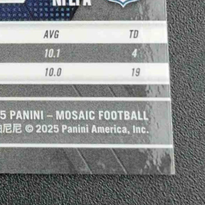 COLE KMET 2025 PANINI MOSAIC #48 NO HUDDLE SILVER PRIZM BEARS