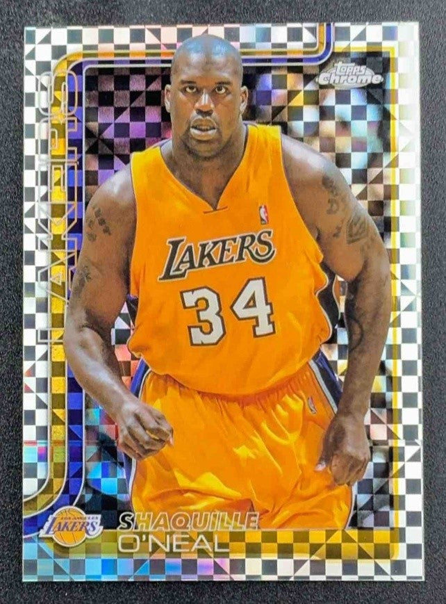 SHAQUILLE O'NEAL 2025-26 TOPPS CHROME #242 X-FRACTOR LAKERS