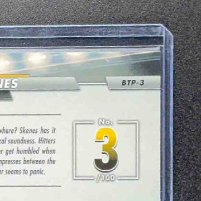 PAUL SKENES 2024 BOWMAN #BTP-3 SCOUTS' TOP 100 CHROME RC PIRATES