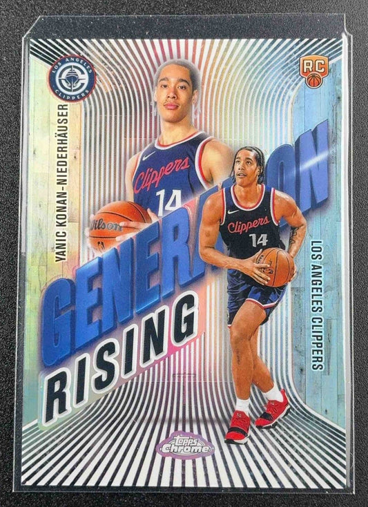 2025 Topps Chrome Yanic Konan-Niederhauser #GR-20 Generation Rising RC