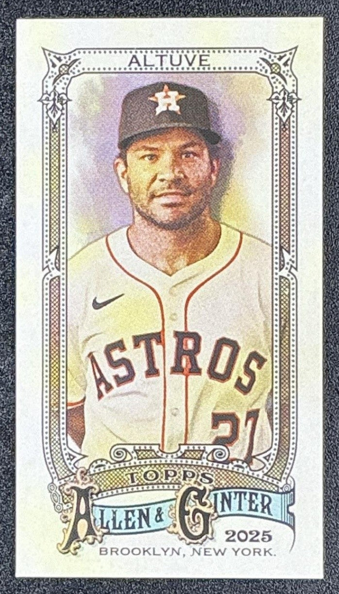 JOSE ALTUVE 2025 TOPPS ALLEN & GINTER #152 MINI ASTROS