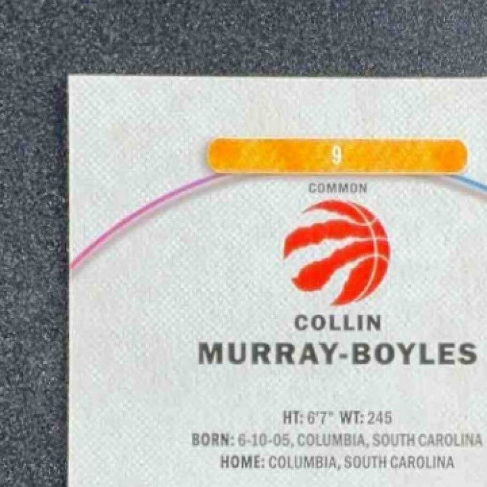 COLLIN MURRAY-BOYLES 2025-26 TOPPS FINEST #9 COMMON RC RAPTORS