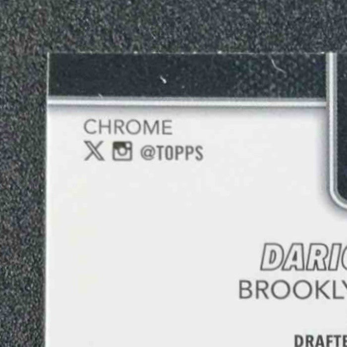 DARIQ WHITEHEAD 2025-26 TOPPS CHROME #91 PRISM REFRACTOR NETS