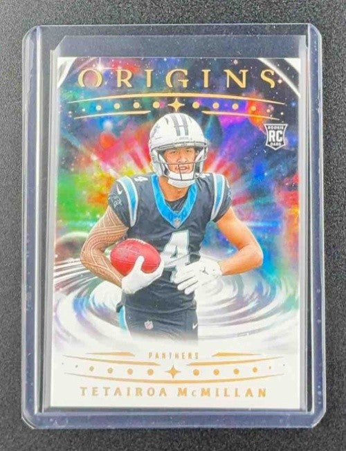 TETAIROA MCMILLAN 2025 PANINI ORIGINS #116 ROOKIE RC PANTHERS