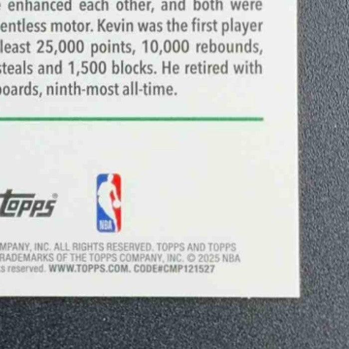 KEVIN GARNETT 2025-26 TOPPS CHROME #247 RAYWAVE YELLOW REFRACTOR 235/275 CELTICS