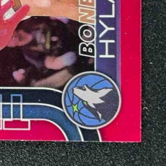BONES HYLAND 2025-26 TOPPS CHROME #90 MAGENTA REFRACTOR 183/399 TIMBERWOLVES