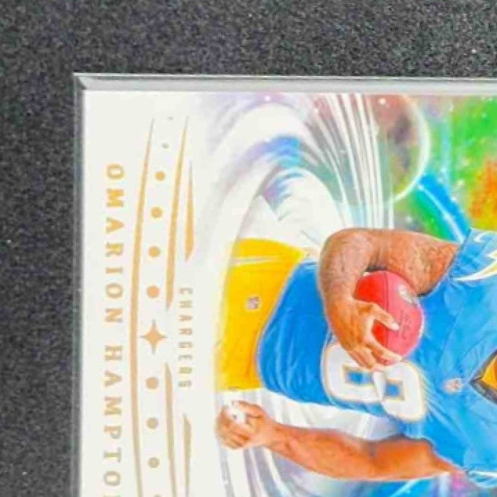 OMARION HAMPTON 2025 PANINI ORIGINS #134 ROOKIE RC CHARGERS