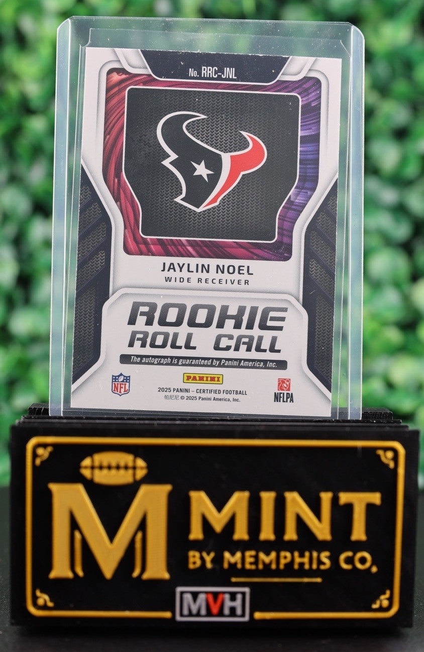 JAYLIN NOEL 2025 CERTIFIED # RRC-JNL AUTO ROLL CALL RC /25 SSP TEXANS