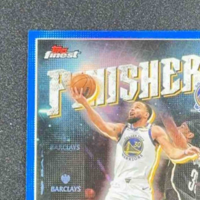 STEPHEN CURRY 2025-26 TOPPS FINEST #FI-4 FINISHERS BLUE REFRACTOR 52/99 WARRIORS