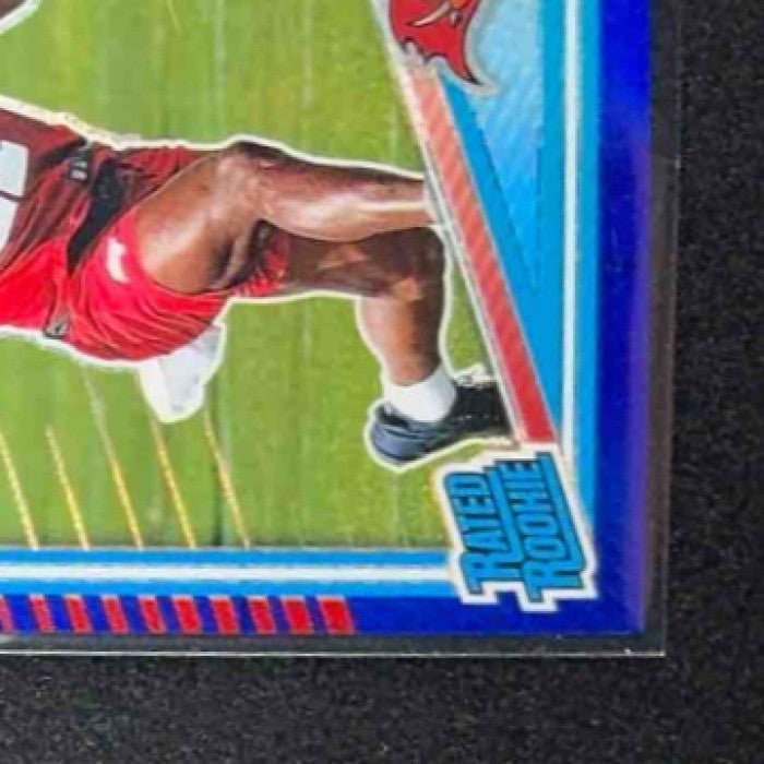 2025 Panini Donruss Optic Benjamin Morrison #236 Rated Rookie Blue Hyper Prizm