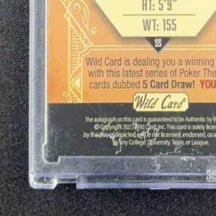 2023 Wild Card 5 Card Draw Auto Manuel Beltre /4