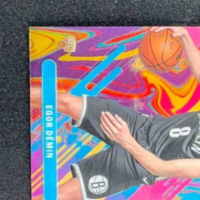 EGOR DEMIN 2025-26 TOPPS FINEST #8 COMMON OIL SPILL REFRACTOR RC NETS