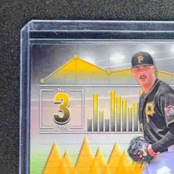 PAUL SKENES 2024 BOWMAN #BTP-3 SCOUTS' TOP 100 CHROME RC PIRATES