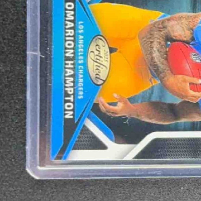 OMARION HAMPTON 2025 PANINI CERTIFIED #CRK-OHN ROOKIES RC CHARGERS