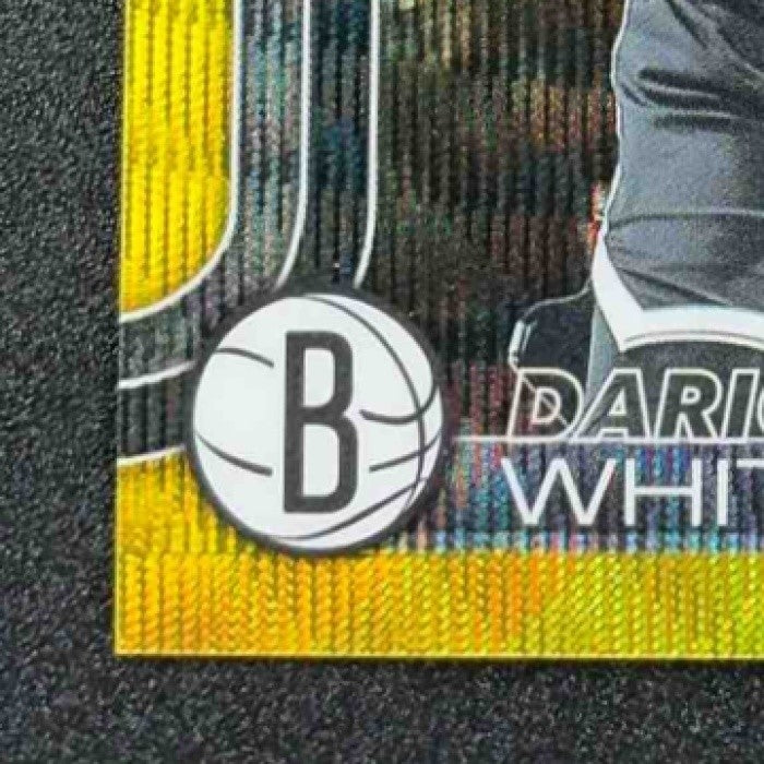 DARIQ WHITEHEAD 2025-26 TOPPS CHROME #91 GOLD WAVE REFRACTOR 29/50 NETS