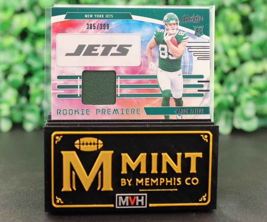 MASON TAYLOR 2025 PANINI ABSOLUTE ROOKIE PREMIERE PATCH /399 RC JETS