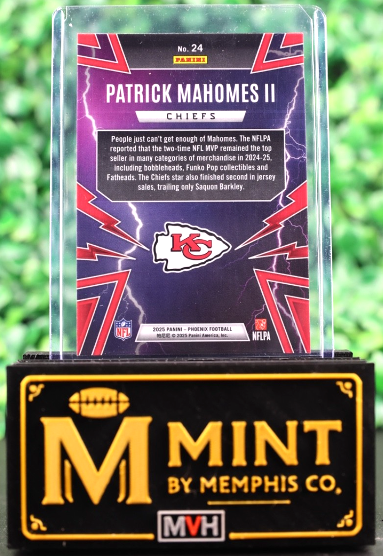 PATRICK MAHOMES 2025 PANINI PHOENIX THUNDERBIRDS II SILVER #24 CHIEFS