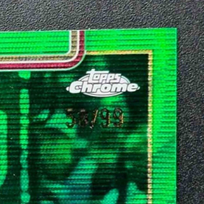 JAYLON TYSON 2025-26 TOPPS CHROME #50 GREEN WAVE REFRACTOR 5/99 CAVALIERS