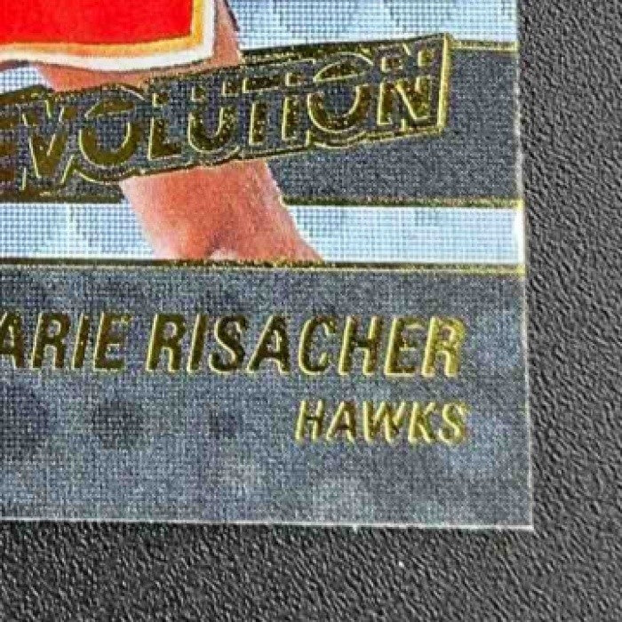 ZACCHARIE RISACHER 2024-25 PANINI REVOLUTION #12 SHOWSTOPPERS RC HAWKS