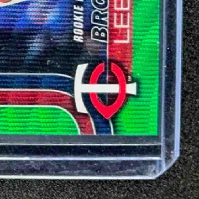 BROOKS LEE 2025 TOPPS CHROME UPDATE #USC6 GREEN WAVE REFRACTOR 9/99 RC TWINS