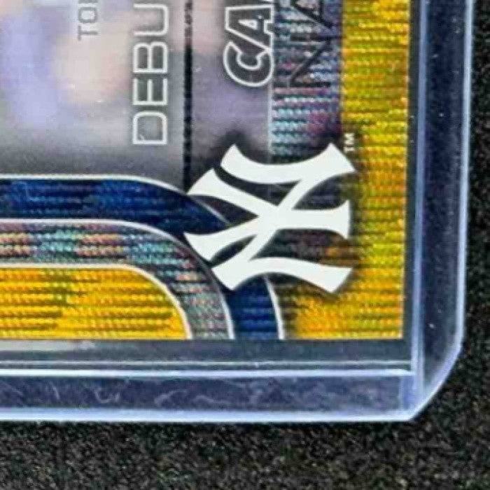 2025 Topps Chrome Carlos Narvaez Rookie Debut Auto Gold Wave Refractor /50 RC