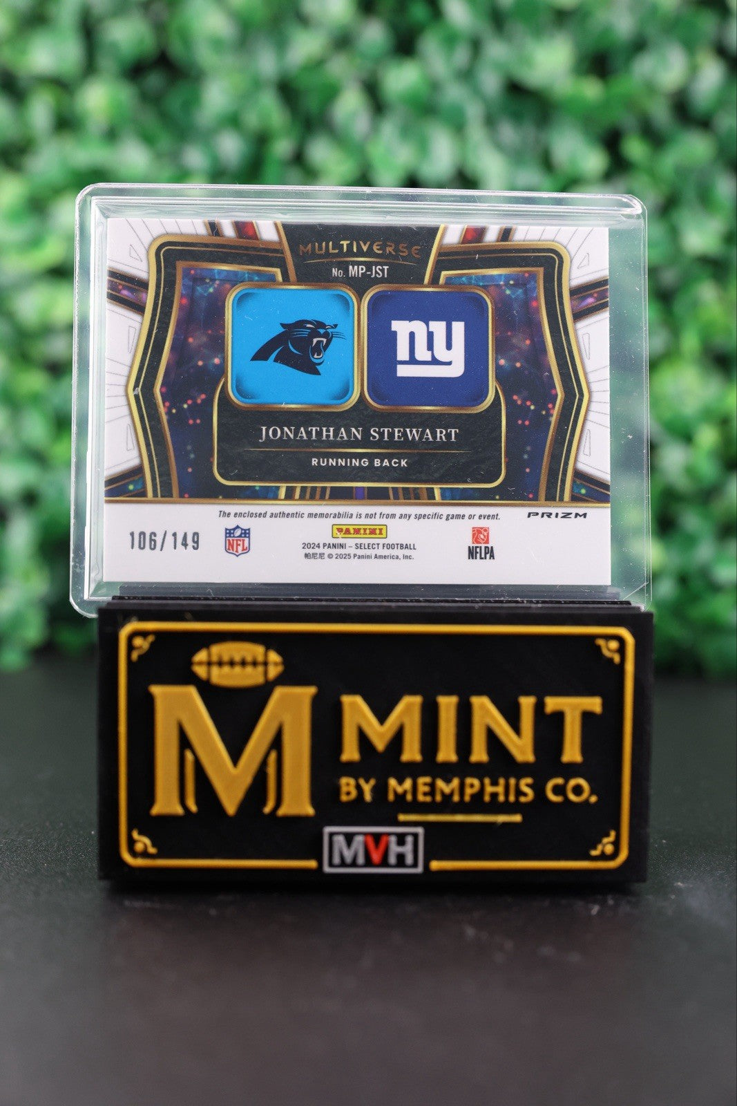 JONATHAN STEWART 2024 PANINI SELECT MULTIVERSE #MP-JST SILVER PRIZM /149