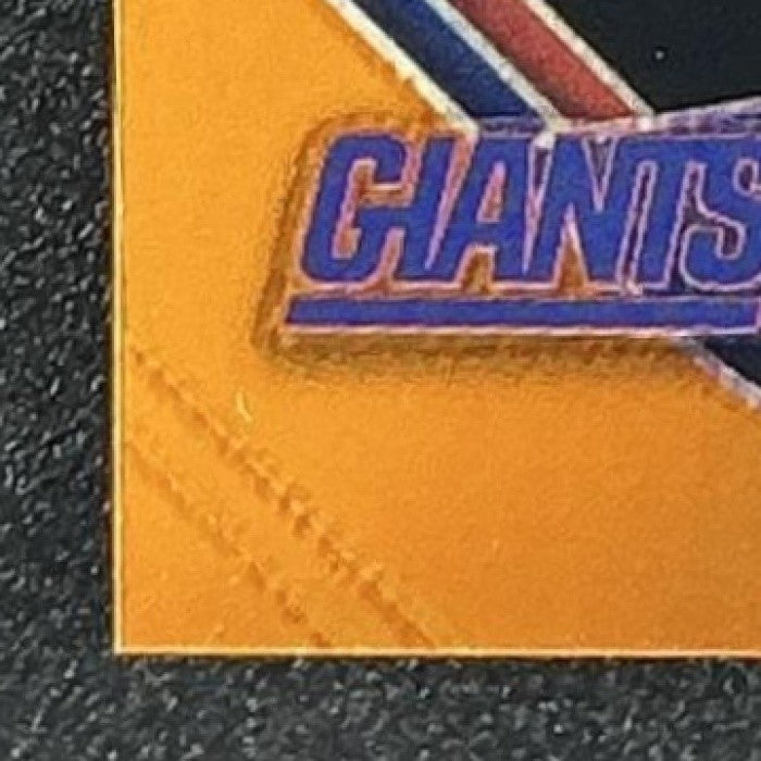 LAWRENCE TAYLOR 2025 PANINI PRIZM BLACK #100 ORANGE 5/49 GIANTS