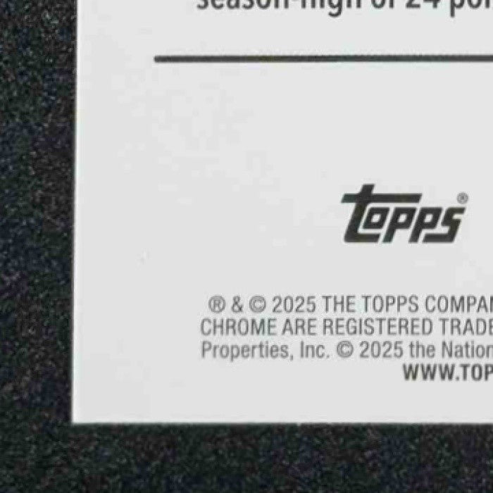 BEN SARAF 2025-26 TOPPS CHROME #276 RAYWAVE REFRACTOR RC NETS