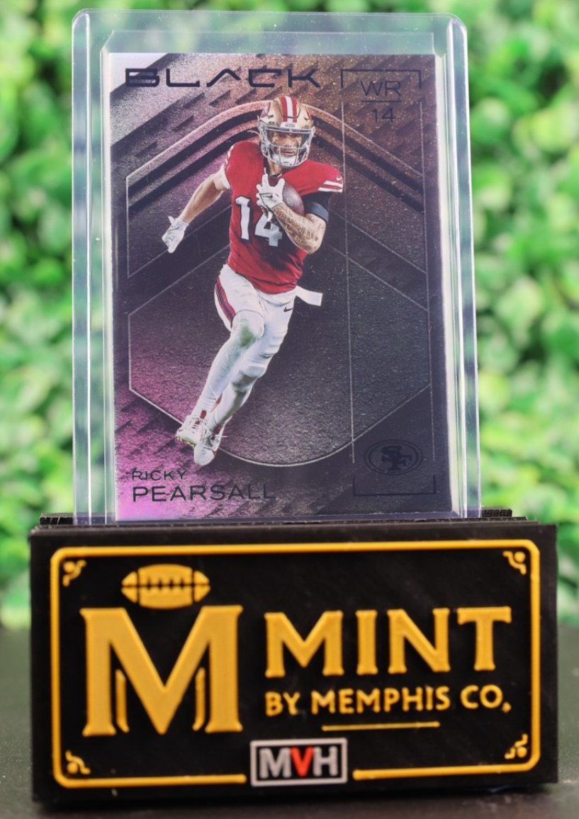 2025 RICKY PEARSALL PANINI BLACK  49ERS #50