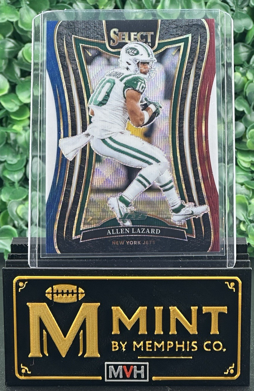 ALLEN LAZARD 2024 SELECT SUITE TRI-COLOR PRIZM /149 NEW YORK JETS