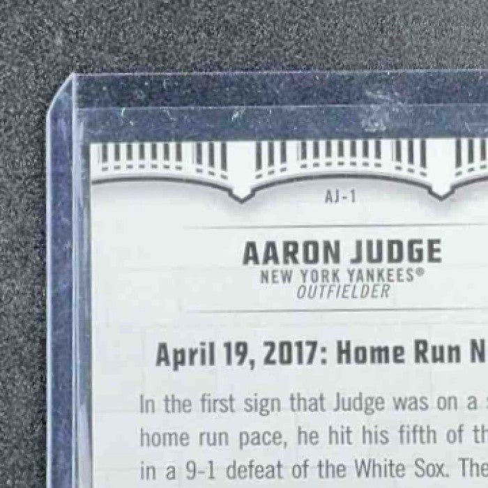 AARON JUDGE 2018 TOPPS #AJ-1 HIGHLIGHTS YANKEES