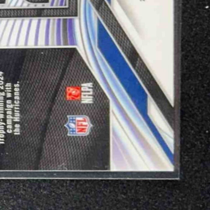 CAM WARD 2025 PANINI PRIZM #11 FRACTAL RC TITANS