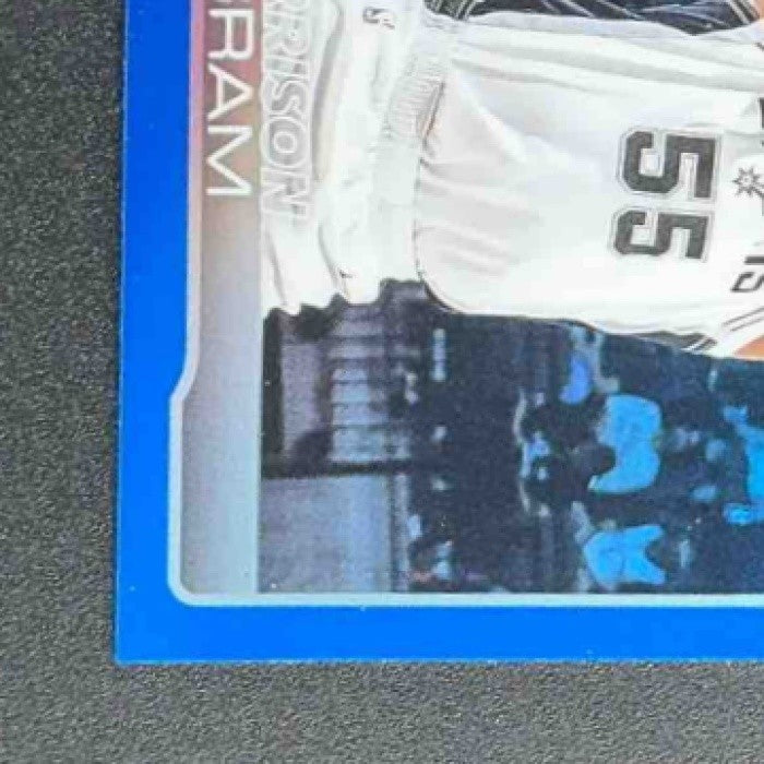 HARRISON INGRAM 2025-26 TOPPS CHROME #222 BLUE REFRACTOR 112/150 SPURS