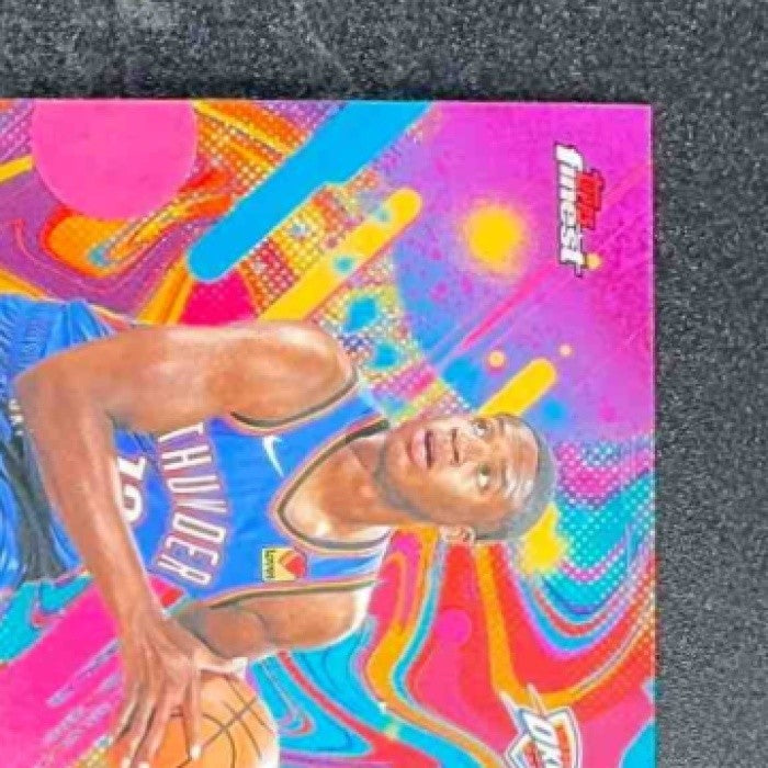 THOMAS SORBER 2025-26 TOPPS FINEST #15 COMMON OIL SPILL REFRACTOR RC THUNDER
