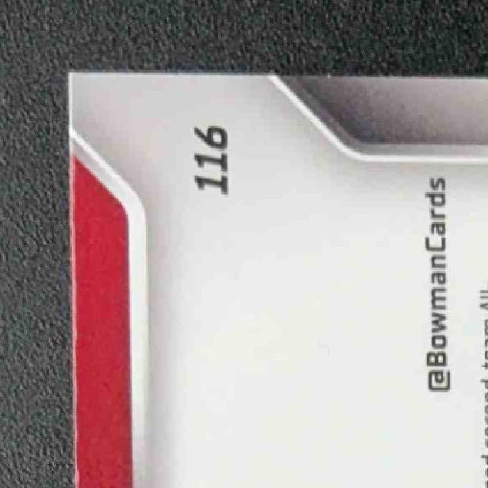 2025 Bowman Chrome University Sapphire Koi Perich #116 1st Prospect