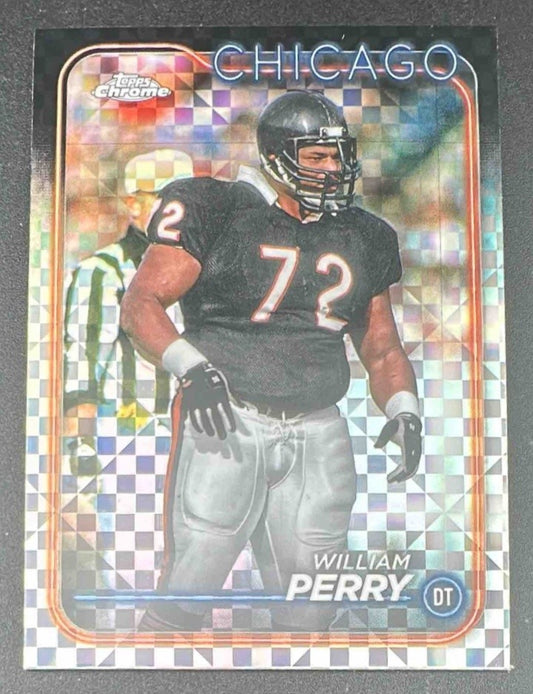 WILLIAM PERRY 2024 TOPPS CHROME #21 X-FRACTOR BEARS