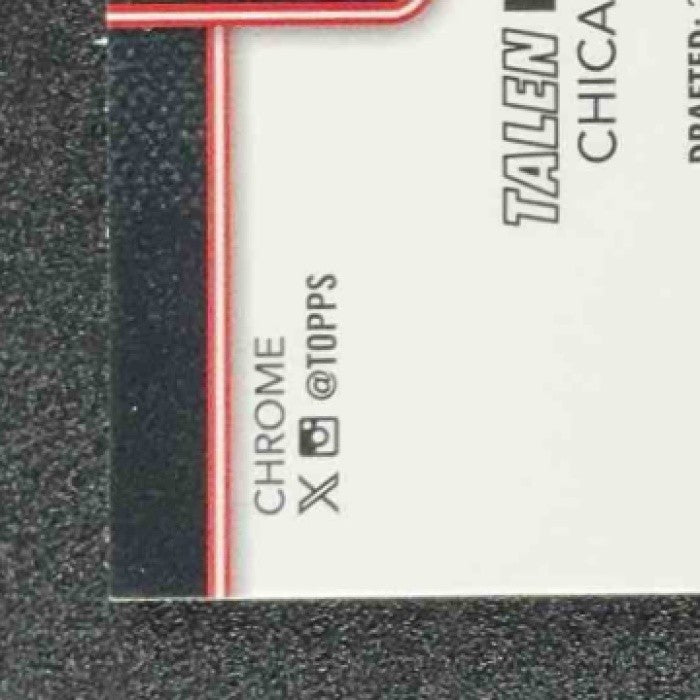 TALEN HORTON-TUCKER 2025-26 TOPPS CHROME #10 REFRACTOR BULLS