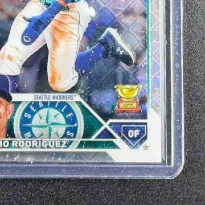 JULIO RODRIGUEZ 2023 TOPPS CHROME #200 LOGO REFRACTOR ALL-STAR ROOKIE-MARINERS