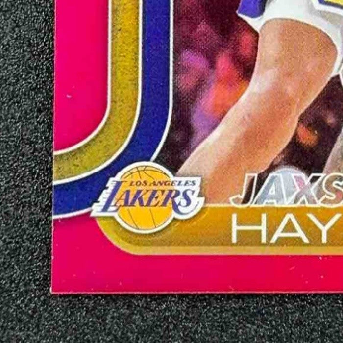 JAXSON HAYES 2025-26 TOPPS CHROME #125 MAGENTA REFRACTOR 51/399 LAKERS