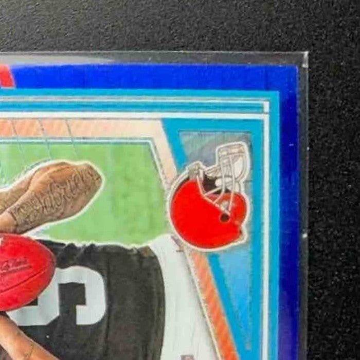 2025 Panini Donruss Optic Dillon Gabriel #263 Rated Rookie Blue Hyper Prizm