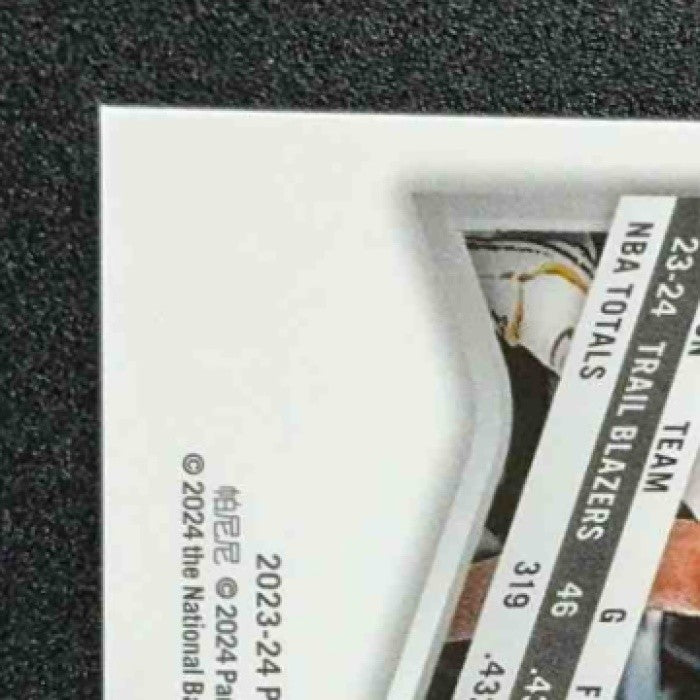 ANFERNEE SIMONS 2023-24 PANINI SPECTRA #19 INTERNATIONAL RED TRAIL BLAZERS
