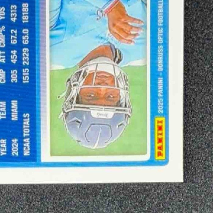 CAM WARD 2025 PANINI DONRUSS OPTIC #293 RATED ROOKIE TITANS