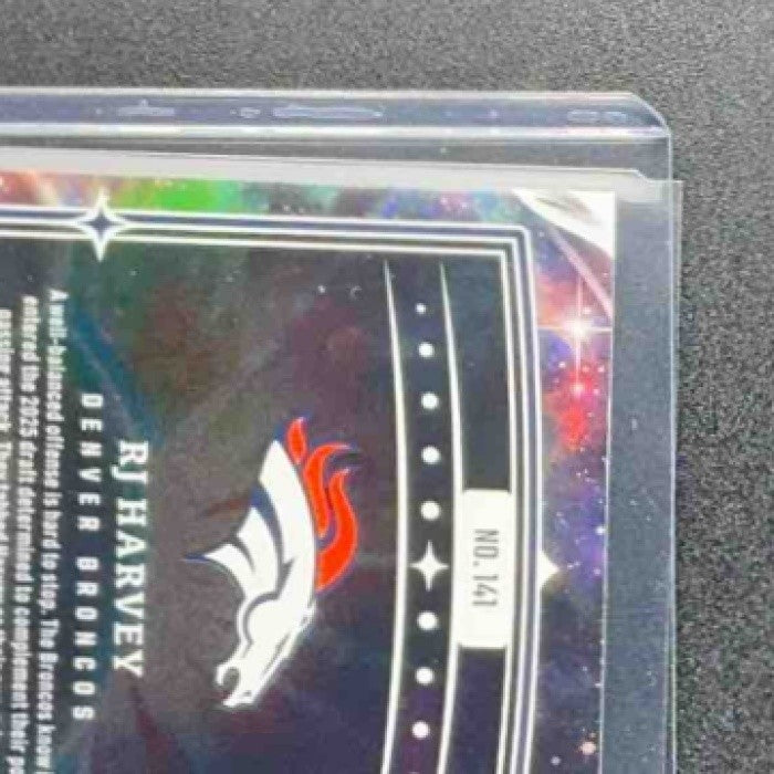 RJ HARVEY 2025 PANINI ORIGINS #141 ROOKIE RC BRONCOS